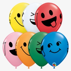 11" Smiley Faces Std Assort 50ct - Birthday