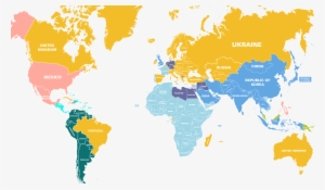 The Top Immigrant Population In Each Country - World Map Minimal