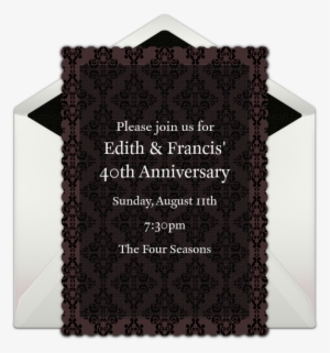 Regal Border Online Invitation - Party
