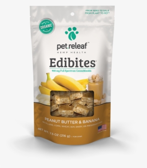 Peanut Butter Banana Cbd Hemp Oil Edibites For Sale - Pet Releaf Edibites Peanut Butter & Banana