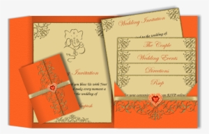 Hindu Ganesh Wedding Cards - Wedding Invitation