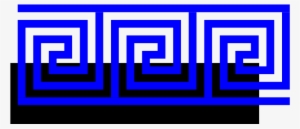 Greek Clip Art Borders - Greek Key Pattern Psd