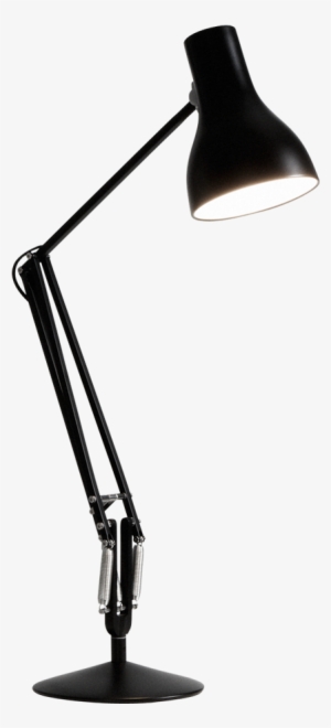 Black Lamp Desk Png