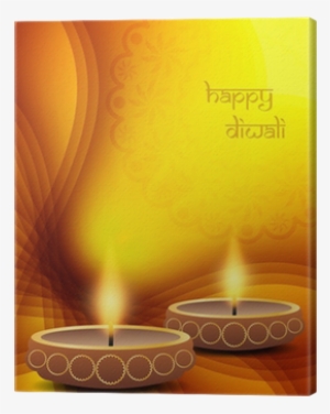 Elegant Background Design For Diwali Festival Canvas - Canvas