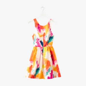 Sexy Back Dress In Abstract - Dress