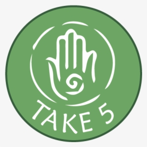 Just Take 5 Minutes Out Of Your Busy Day To Breathe - Circle