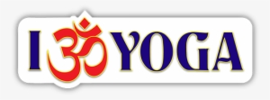 Yoga Sticker I Om Yoga Small Bumper Sticker - Om
