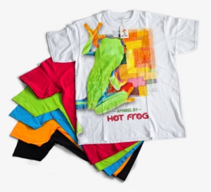 Apparel By Hot Frog - Stack Of Tshirt Png
