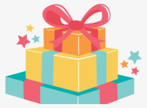 Birthday Present Clipart Clear Background - Transparent Background Gift Png