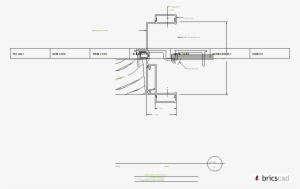Ult243 Door Frame Glazing 3d - Diagram