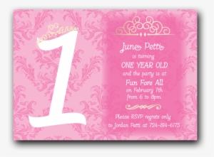 Princess First Birthday Invitation - False 6x6-004 Classy No Soliciting Sign
