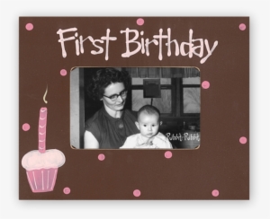First Birthday Rose Ribbit-ribbit - My Baptism Rose Picture Frame