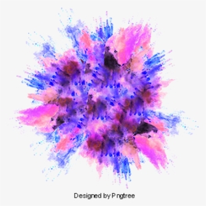 Blue Powder, Powder Explosion, Blue, Powder Png And - Portable Network Graphics