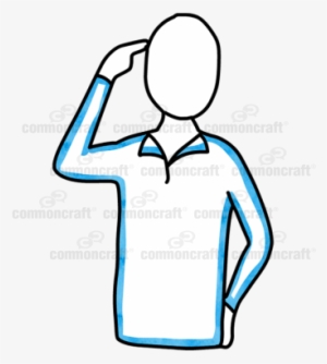 Male Thinking Pointing - Library