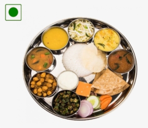 Veg Indian Thali Background