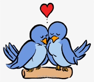 Love Birds Royalty Free Vector Clip Art Illustration - Love Birds Clip Art