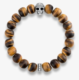 Leather Silver Bracelets Men Thomas Sabo Png Bracelet - Matte Bracelet Tiger Eye