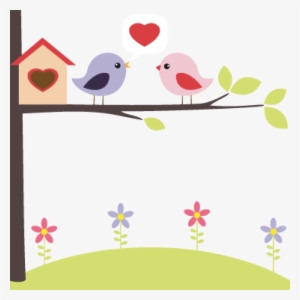 Pajaritos Animados De Colores Enamorados - Pajaritos Del Amor Dibujos