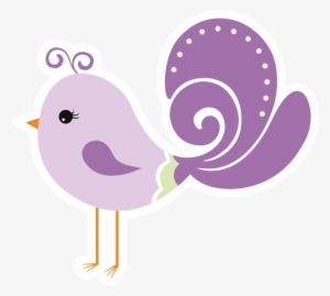 Mauve Clipart Love Bird - Pajaritos Png