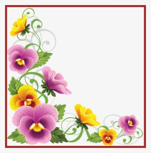 Garland Clipart Sunflower - Flower Corner Border Png