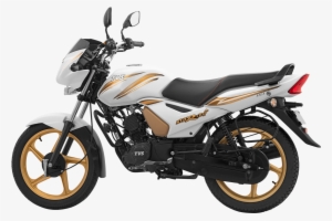 Tvs Star City Plus White Gold Edition Image - Tvs Sport