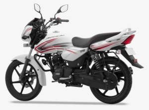 Tvs Phoenix White Color Image - Motorcycle