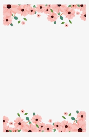 Paper Invitation Flower Painting Hand Painted Handpainted - Painted Flower Borders