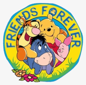 Clipart Friends Forever - Winnie The Pooh Friends Forever