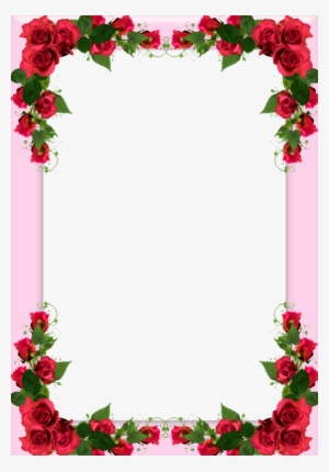 High Quality Resolution Rose Frame For Photo Psd File - Most Beautiful ...