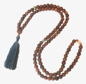Grey Mala Therapy - Rote Perlenkette