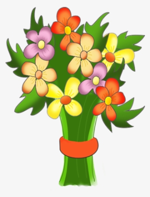 Flower Buquet For Birthday - Happy Birthday Flower Png