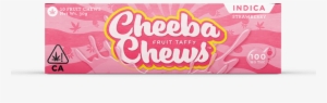 Cheeba Chews Indica Strawberry Taffy