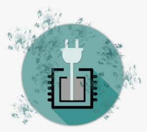 Splatter Electronics Icon - Icon