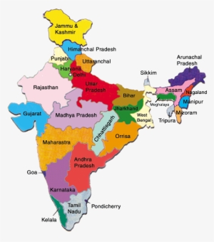 India 29 States And 7 Union Territories