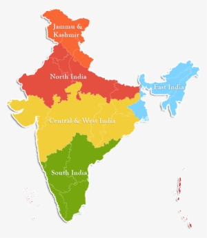 Choose A Region In Map - Kerala In India Map