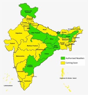 High Resolution India Map