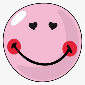 Love Face Smiley Clipart - Sticker