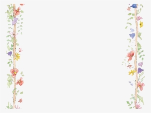 Free Flowers Border - Flower Frame A4 Png - 640x480 PNG Download - PNGkit