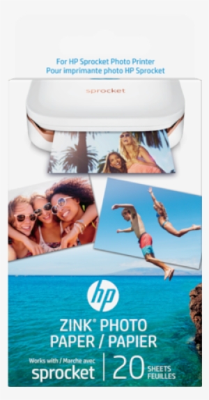 Hp Zink™ Sticky Backed Photo Paper 20 Sht/2 X 3 In - Hp Sprocket Photo Paper