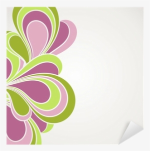 Abstract Invitation Card, Decorative Border Sticker - Abstraction