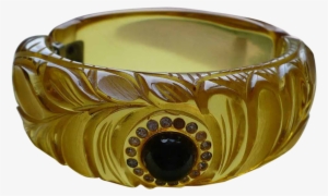 Applejuice Carved Bracelet Hinge - Titanium Ring