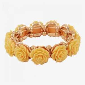 Milano 18k Gold Plated Rose Designed Bracelet, Ma2028 - Bracelet