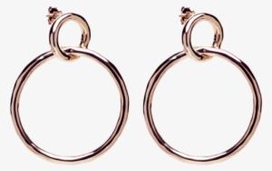 Valentina Gold Earrings - Boucles D'oreilles Pendantes 'valentina', Femme, Rose