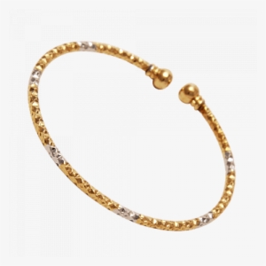 Nilanjan Arts 18k White And Gold Plated Simple Designed - Necklace