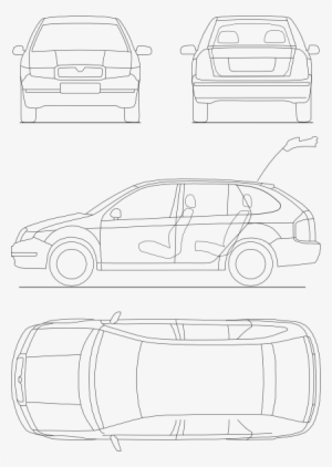 Free Vector Skoda Fabia Combi Clip Art - Skoda Fabia 2016 Vector