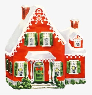 Christmas House Cottage - Christmas House Png