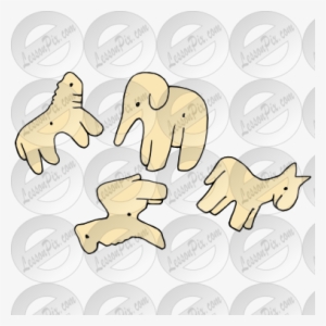 Cracker Clipart Animal Cracker - Animal Cracker