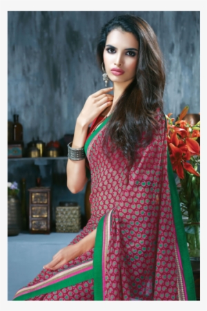 Simplesarees Designer Printed Georgette Saree - Sari