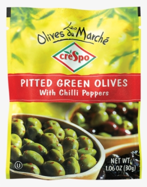 Crespo Les Olives Du Marche Olives, Green, Pitted,