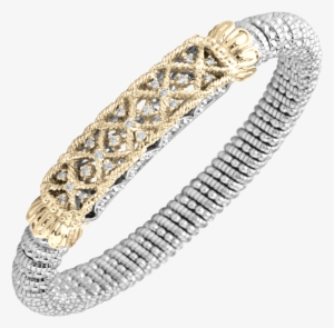 Timeless Open Weave Design Diamond Bracelet By Vahan